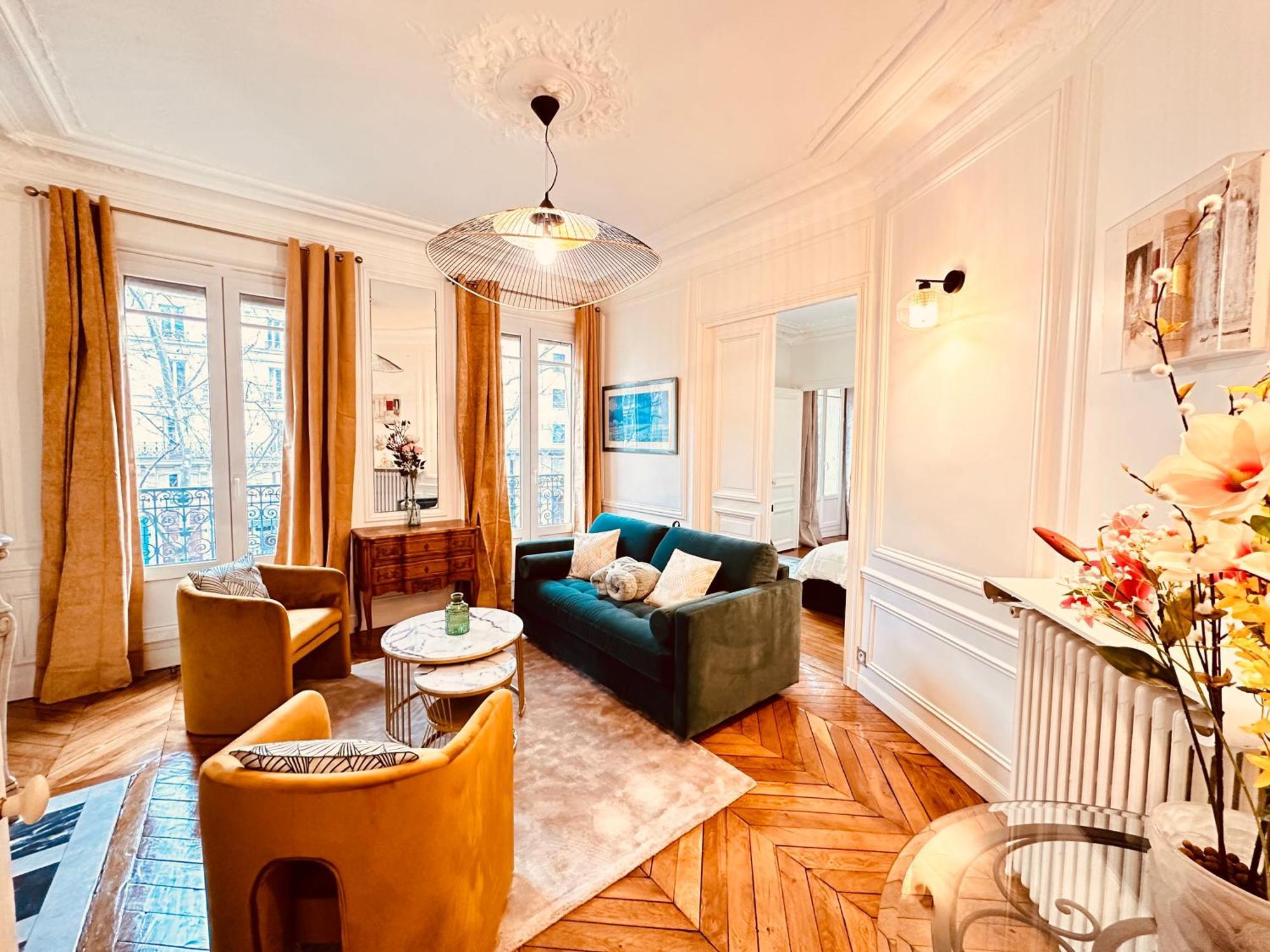 Charming 4-Room Flat Near Eiffel Tower-8People-2 Bedrooms ปารีส ภายนอก รูปภาพ